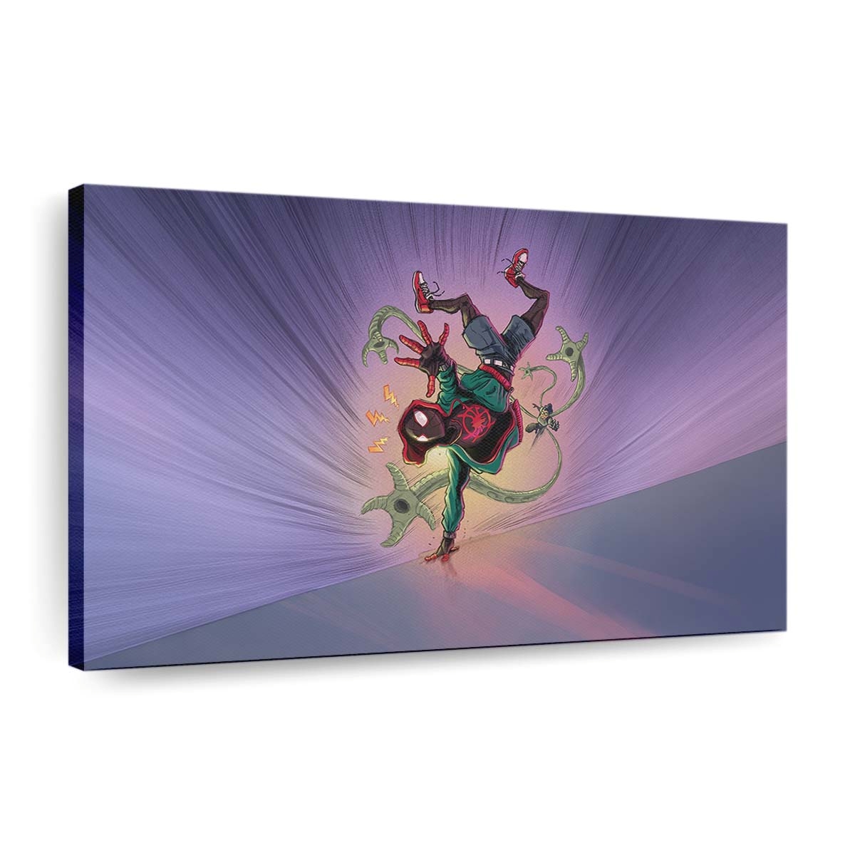 Miles Morales Skizzenausgabe Leinwandbild - Wanddeko