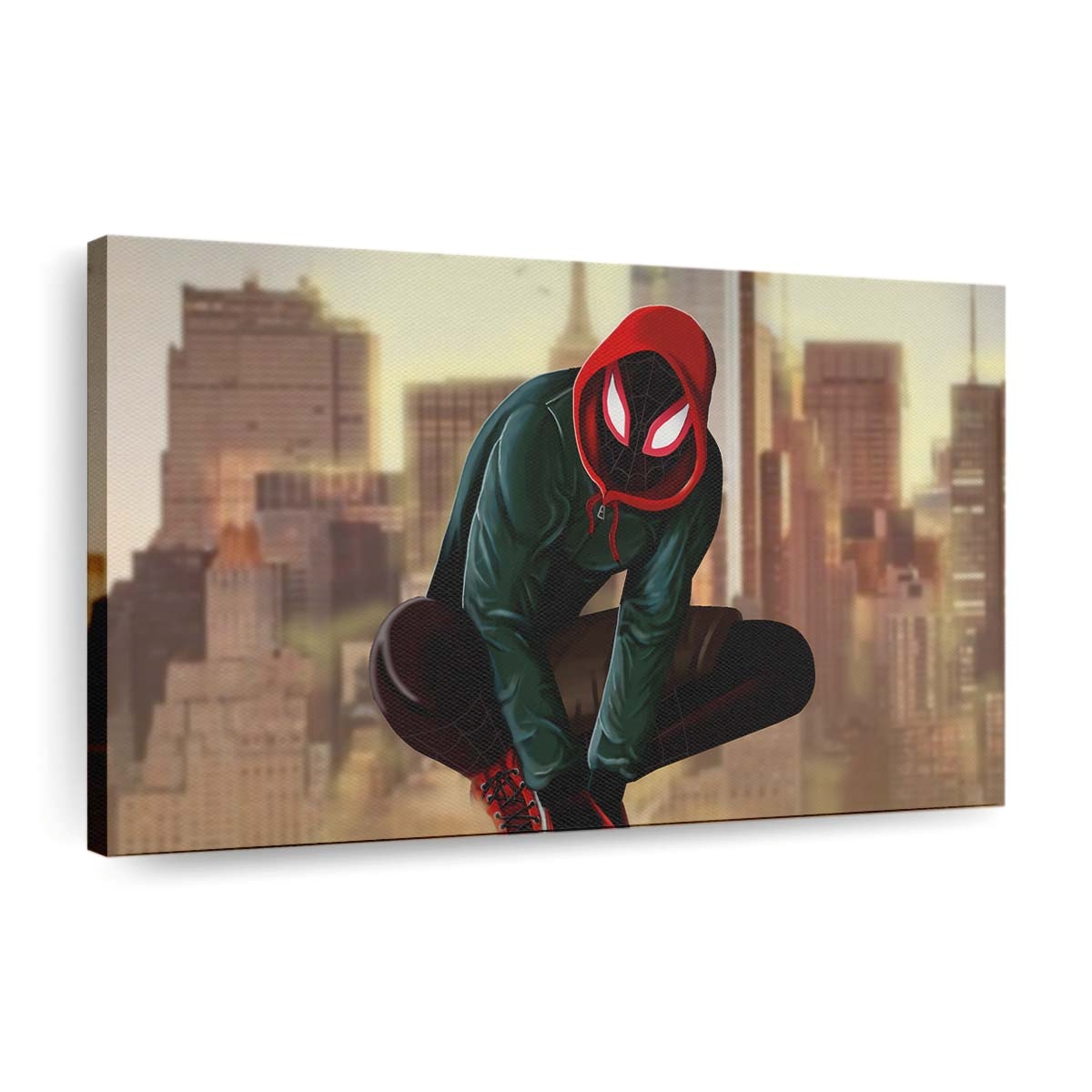 Miles Morales irgendwo Leinwandbild - Wanddeko