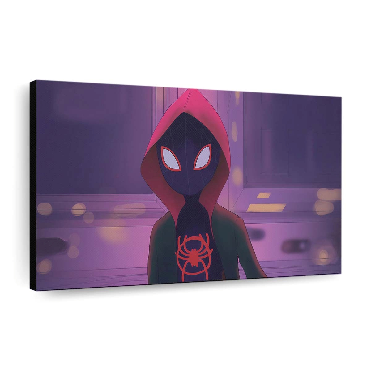 Miles Morales Spider Verse Artwork Leinwandbild - Wanddeko