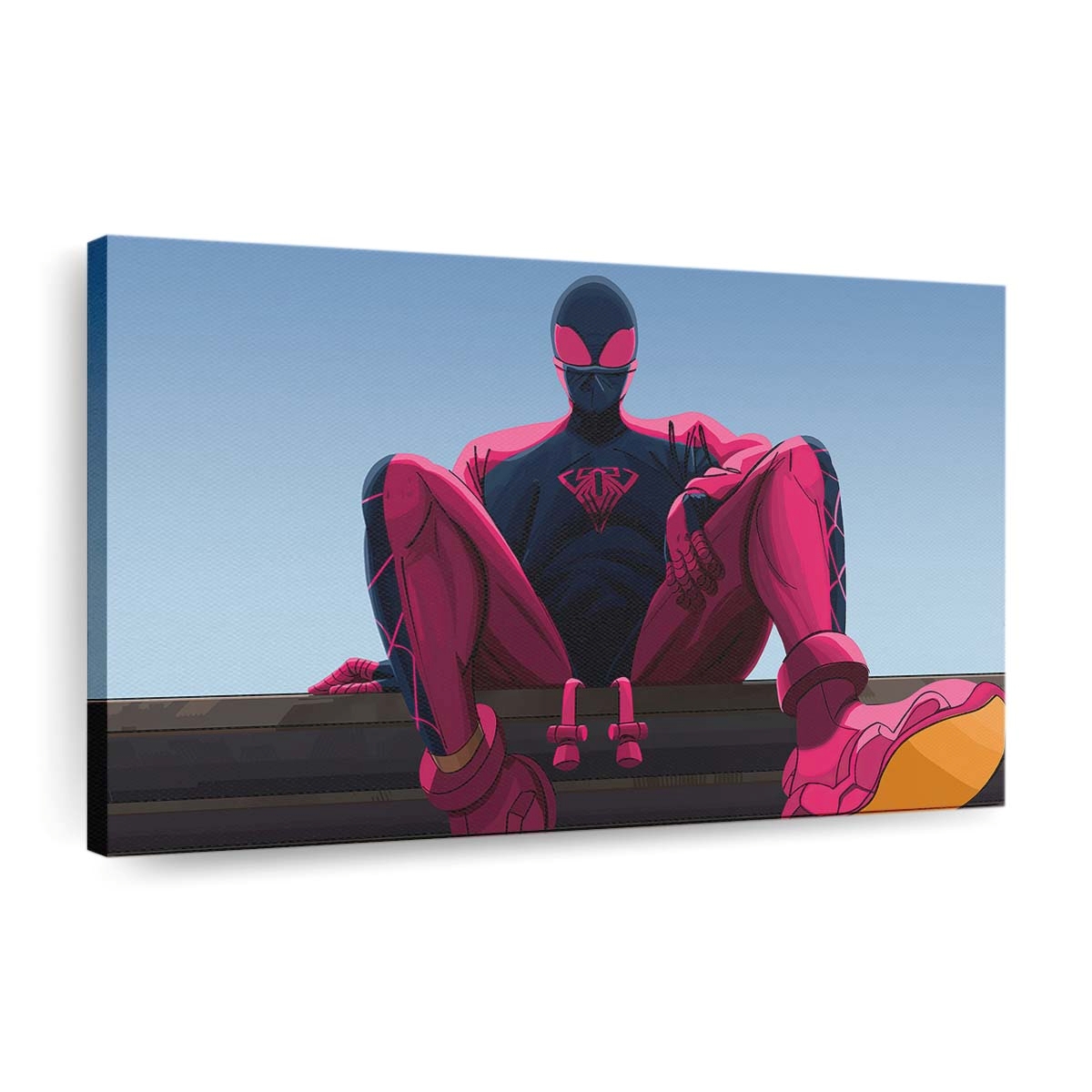 Miles Morales Spider Man Cover Art Leinwandbild - Wanddeko
