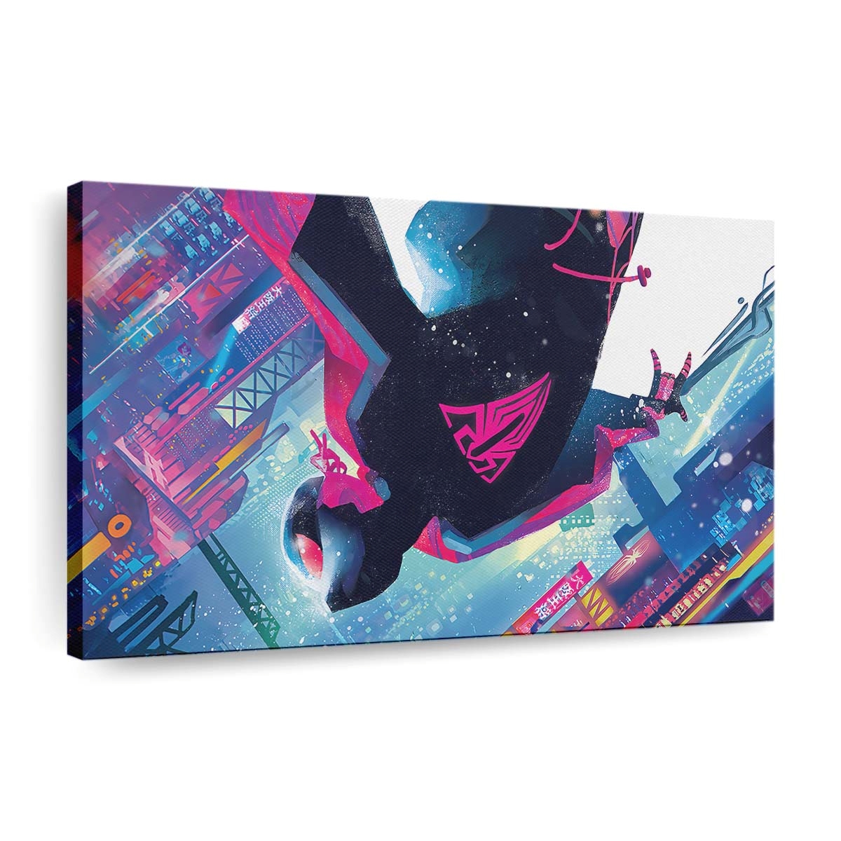 Miles Morales Spider Man Cover Art 2 Leinwandbild - Wanddeko