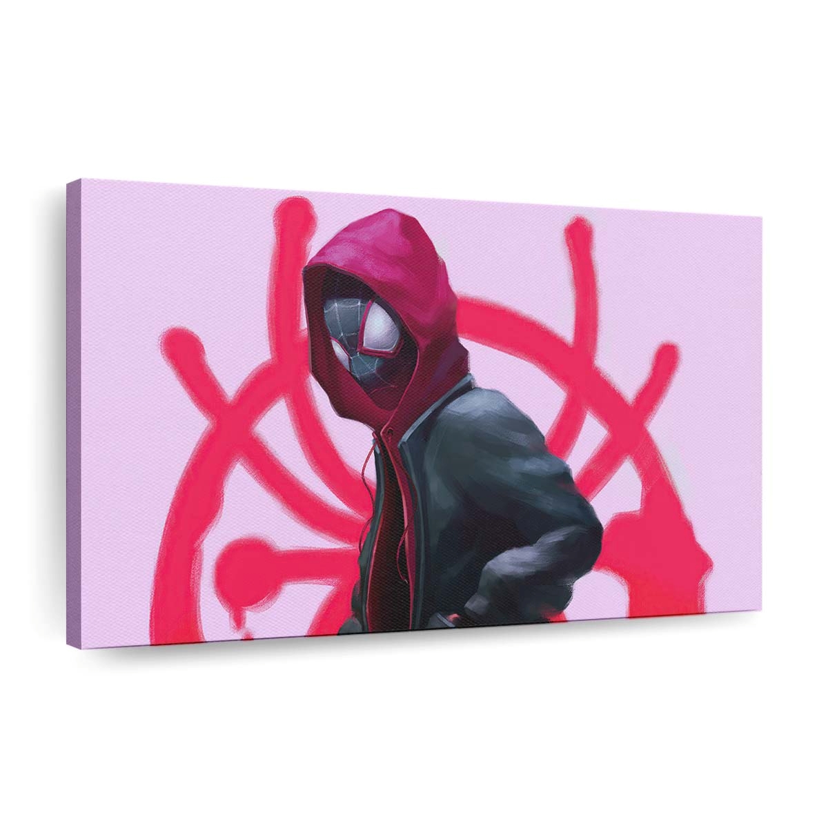 Miles Morales Spider Man Into The Spiderverse Leinwandbild - Wanddeko
