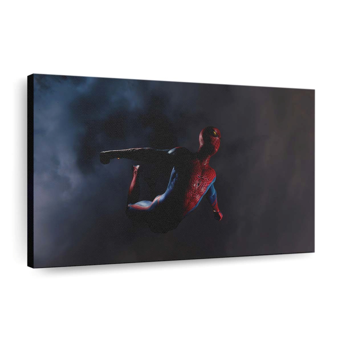 Miles Morales Spider Man Jumping Leinwandbild - Wanddeko