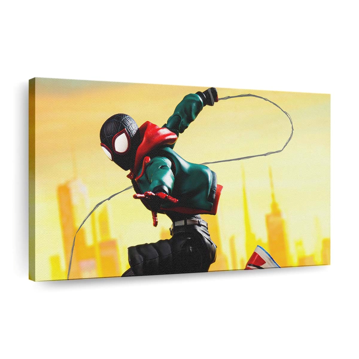 Miles Morales Spider Man Queens Leinwandbild - Wanddeko