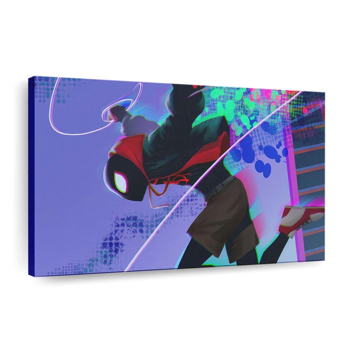 Miles Morales schlägt zurück Leinwandbild - Wanddeko