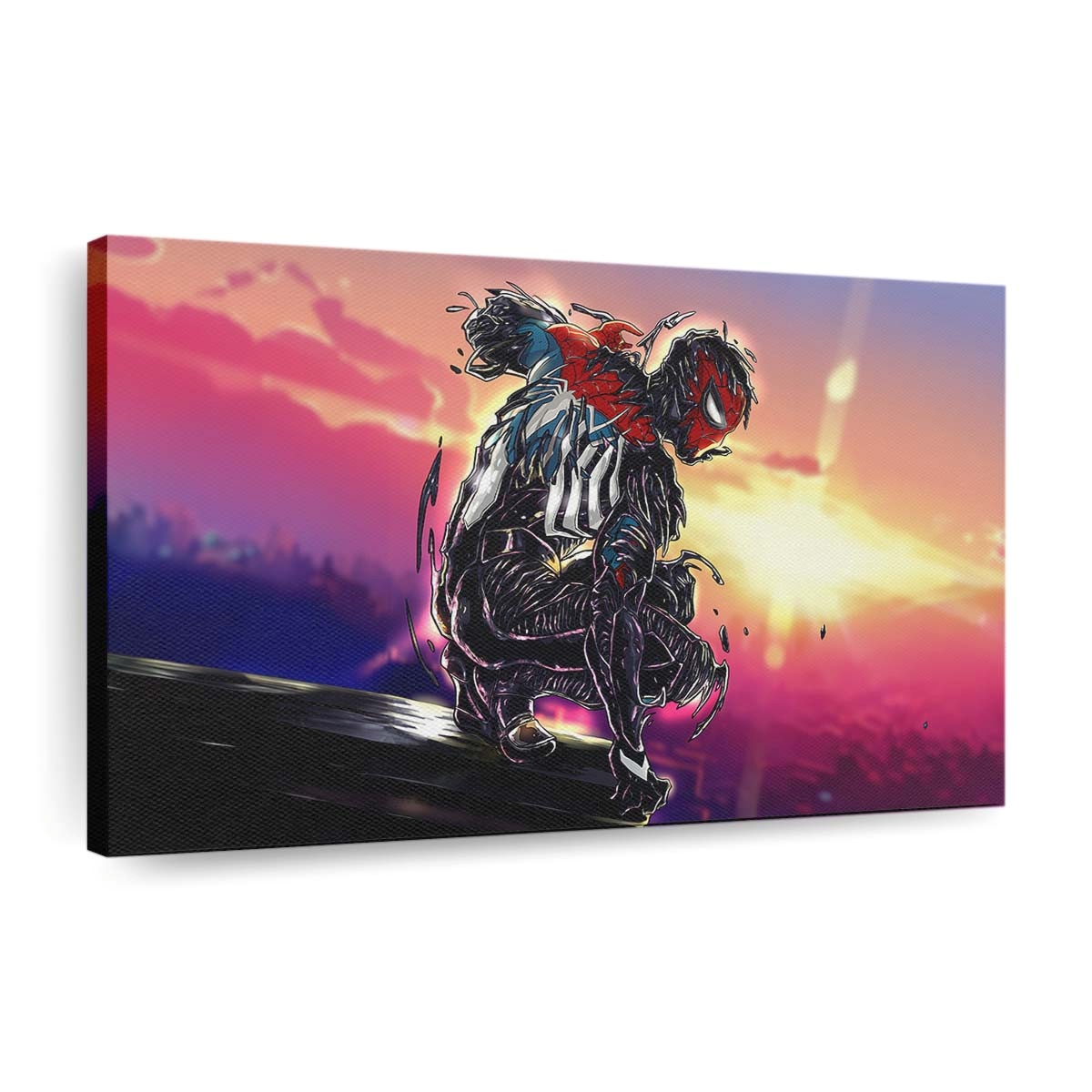 Miles Morales entfesselt ein neues Spider Man Vermächtnis Leinwandbild - Wanddeko