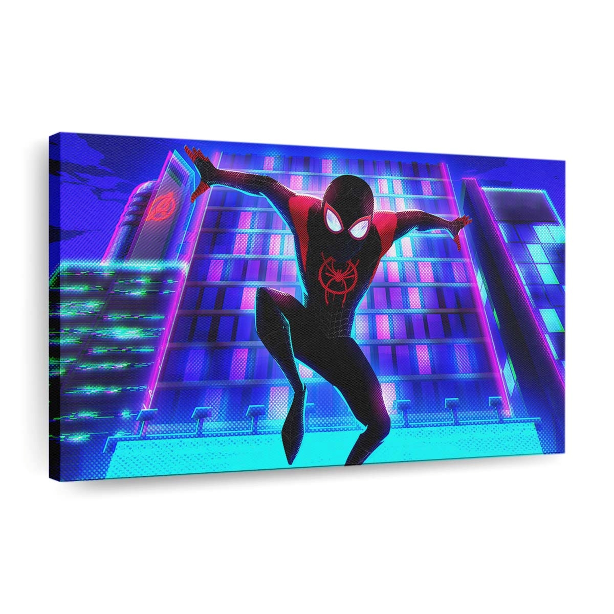 Miles Morales aufwärts Leinwandbild - Wanddeko