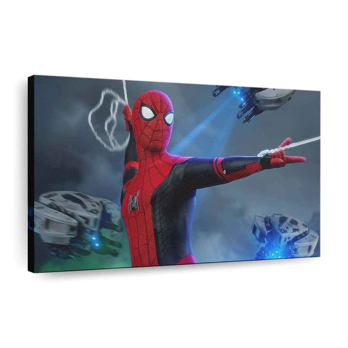 Miles Morales verbesserter Anzug Spider Man Leinwandbild - Wanddeko