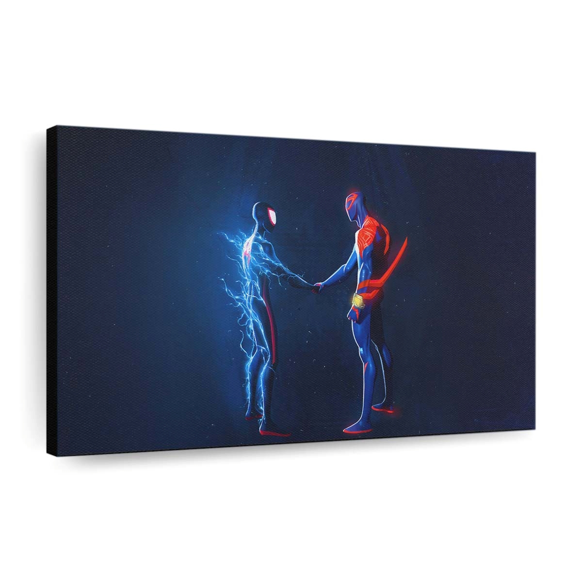 Miles Morales gegen Miguel Ohara Leinwandbild - Wanddeko