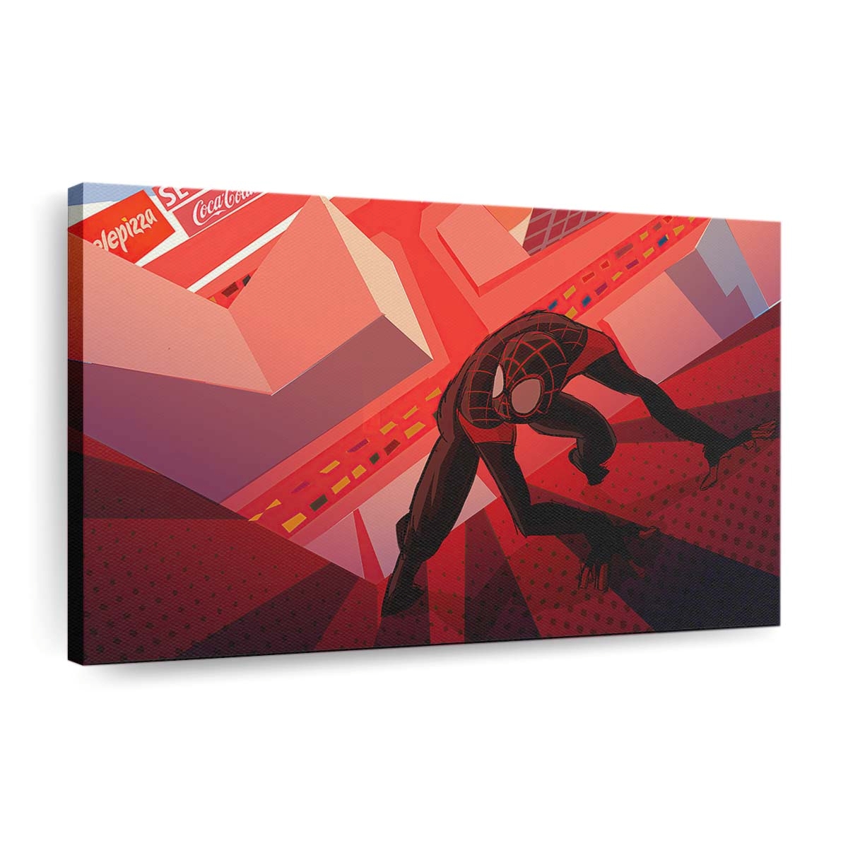 Miles Morales Wandkletterer Leinwandbild - Wanddeko