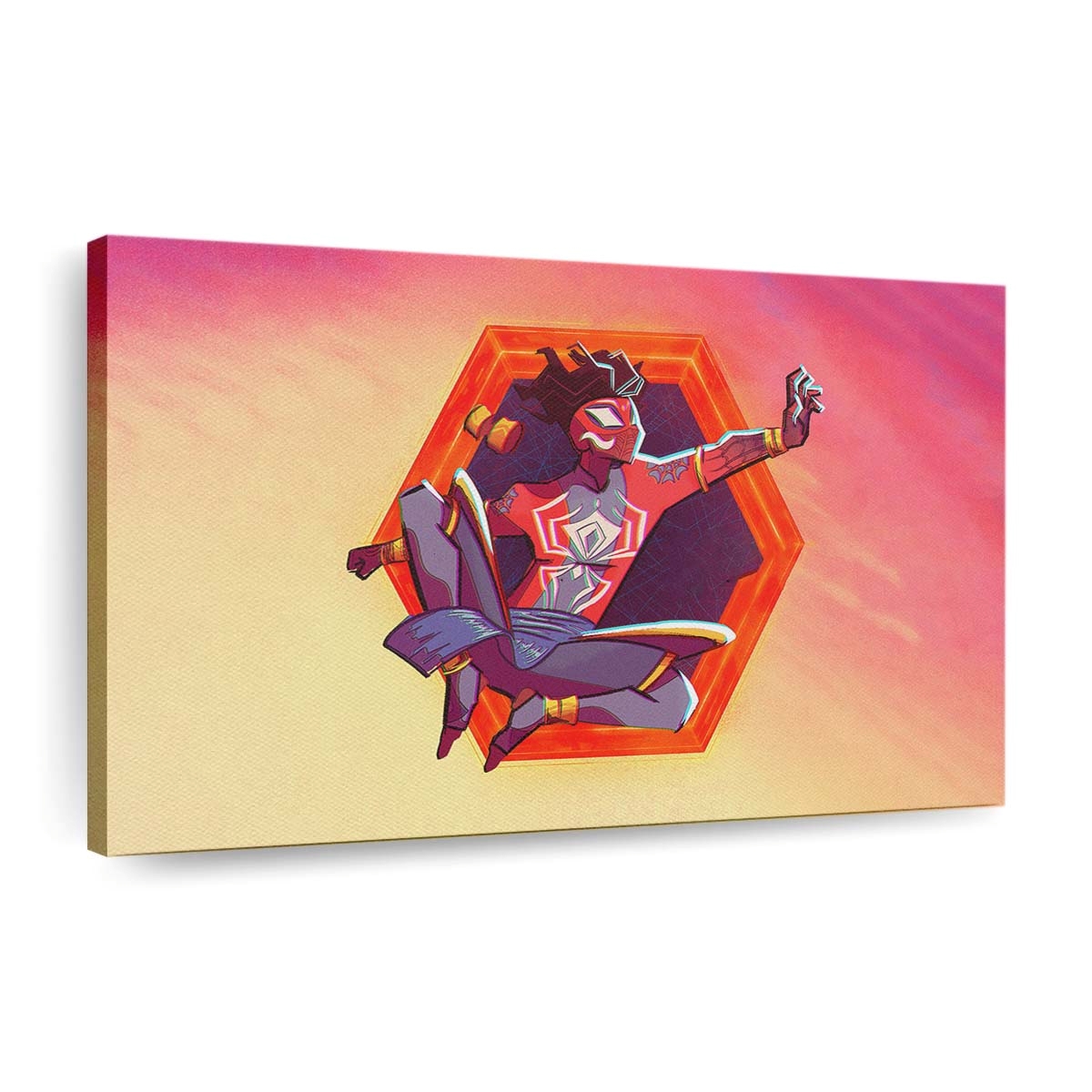 Pavitr Prabhakar in Spider Man: Across the Spider Verse Leinwandbild - Wanddeko