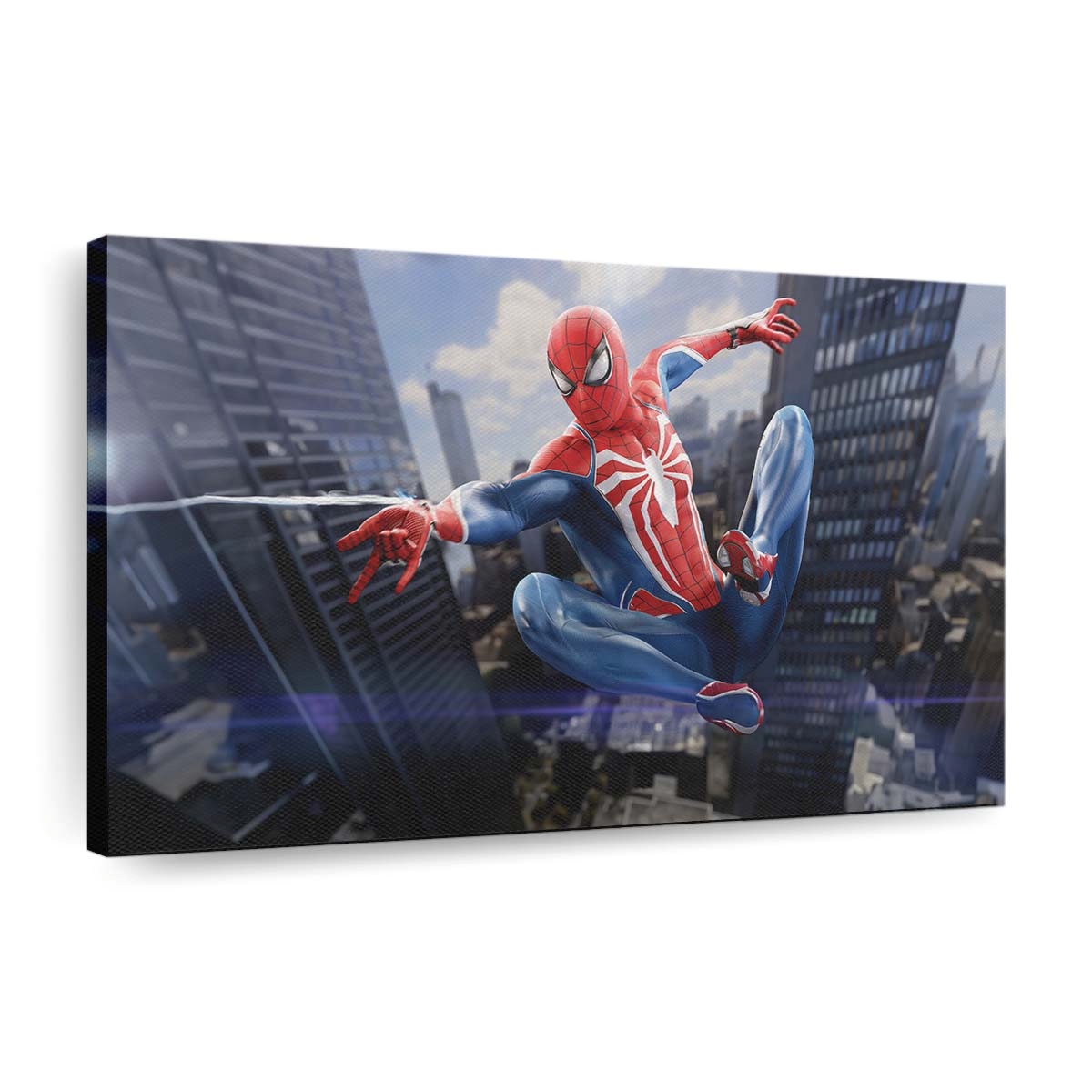 Peter Parker in Marvels Spider Man 2 Leinwandbild - Wanddeko