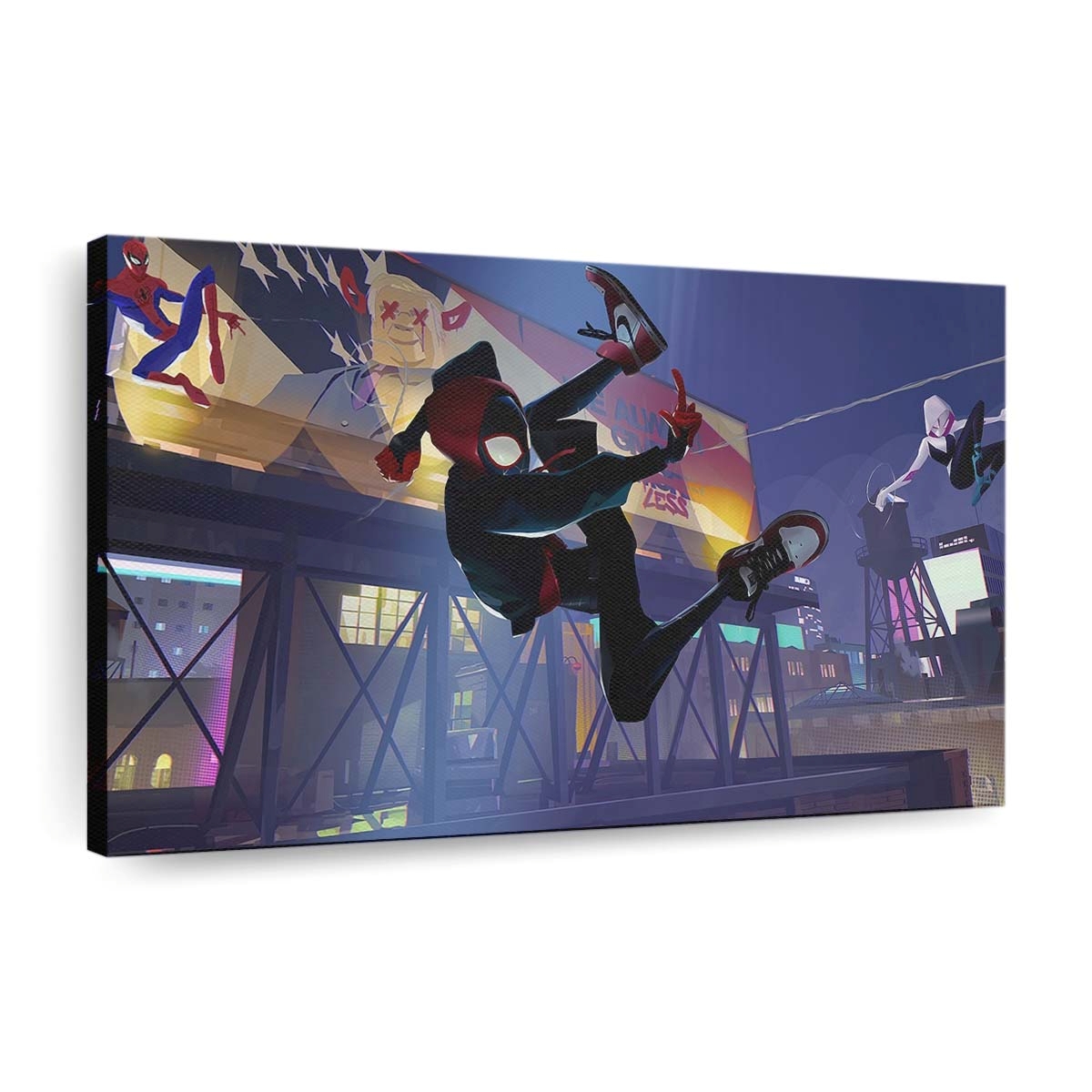 Peter Parker Spider Man Into the Spider Verse Leinwandbild - Wanddeko