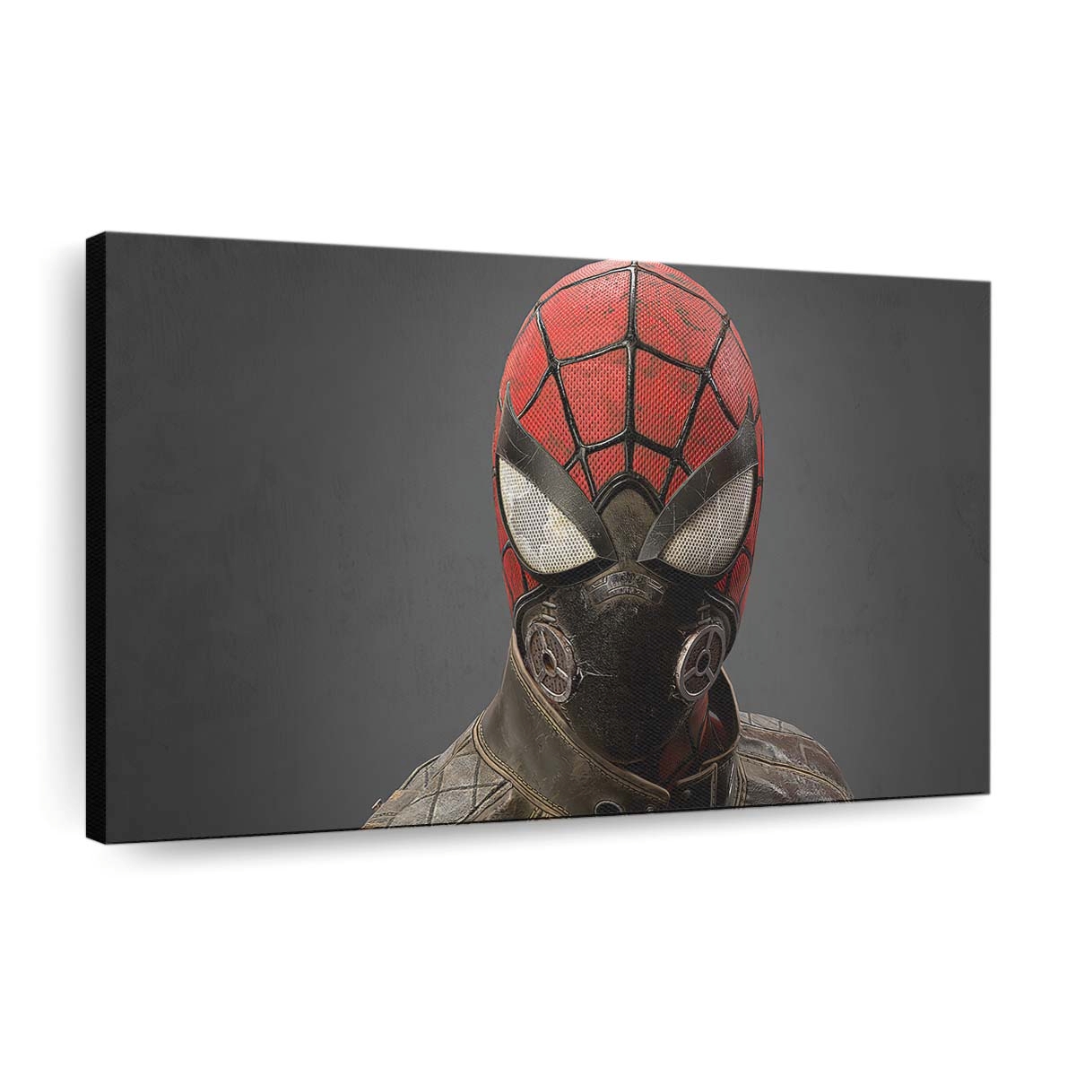Postapokalyptische Spider Man Maske Leinwandbild - Wanddeko