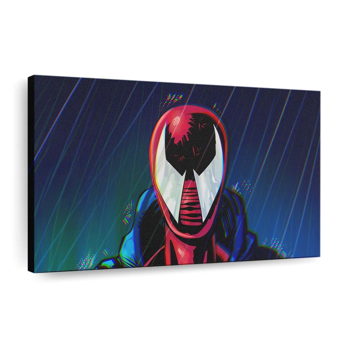 Scarlet Spider im Regen Leinwandbild - Wanddeko