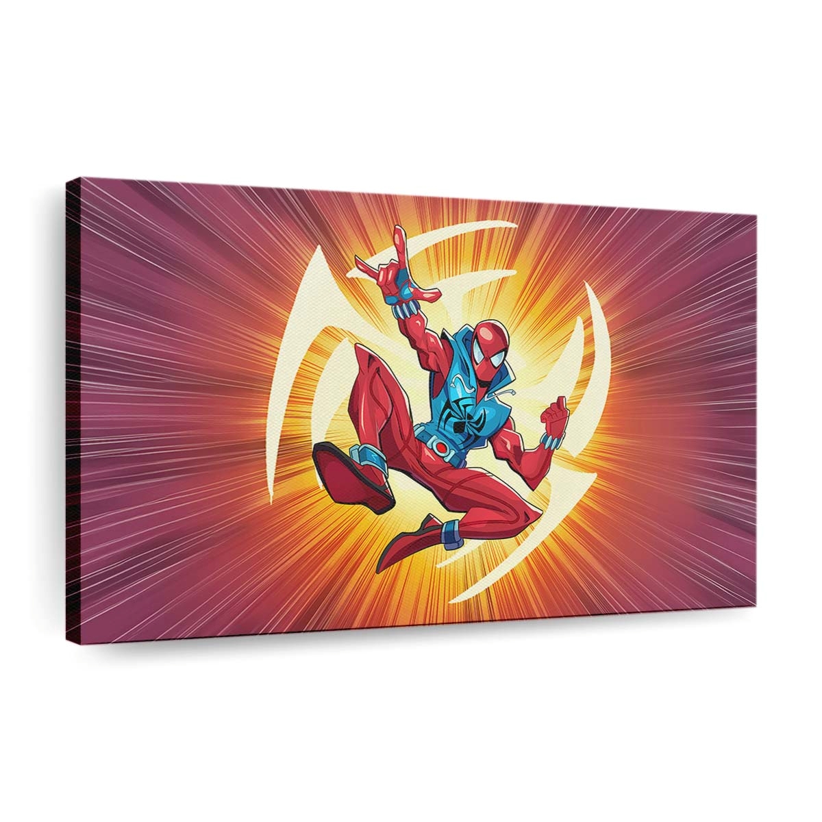 Scarlet Spider Man Cybernetic Adventures Leinwandbild - Wanddeko