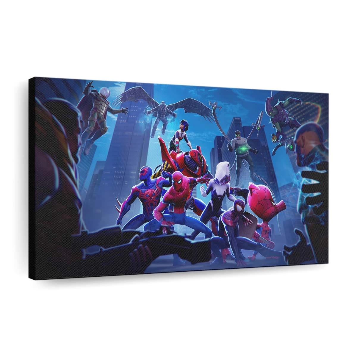 Sinister Six und Web Warriors Earth 517 aus Marvel Contest Of Champions Leinwandbild - Wanddeko