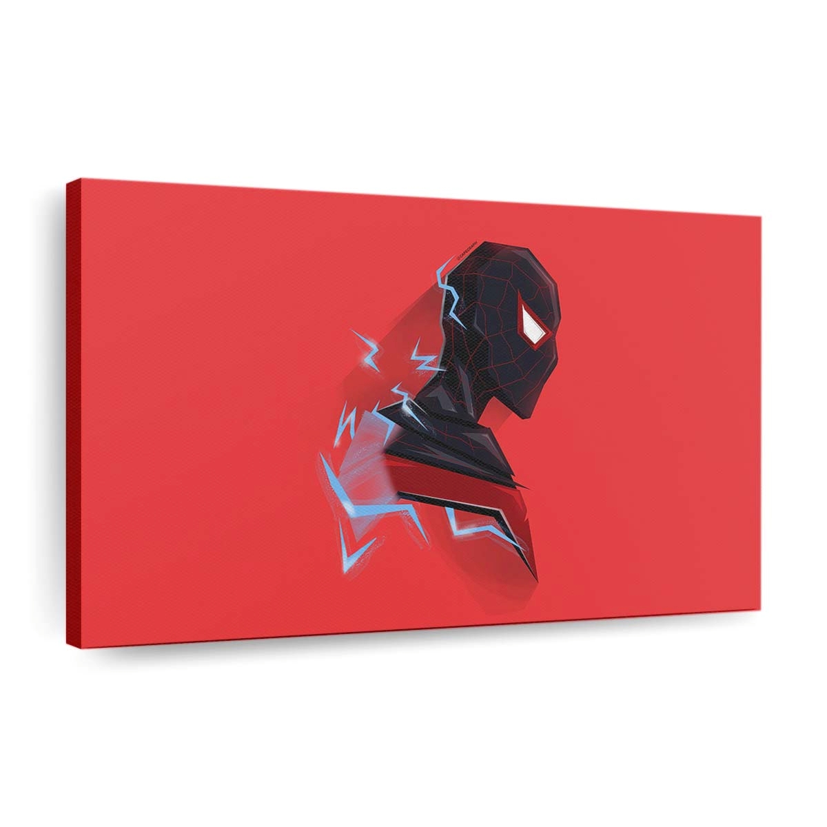 Spektakulärer Chroma Spider Man Leinwandbild - Wanddeko