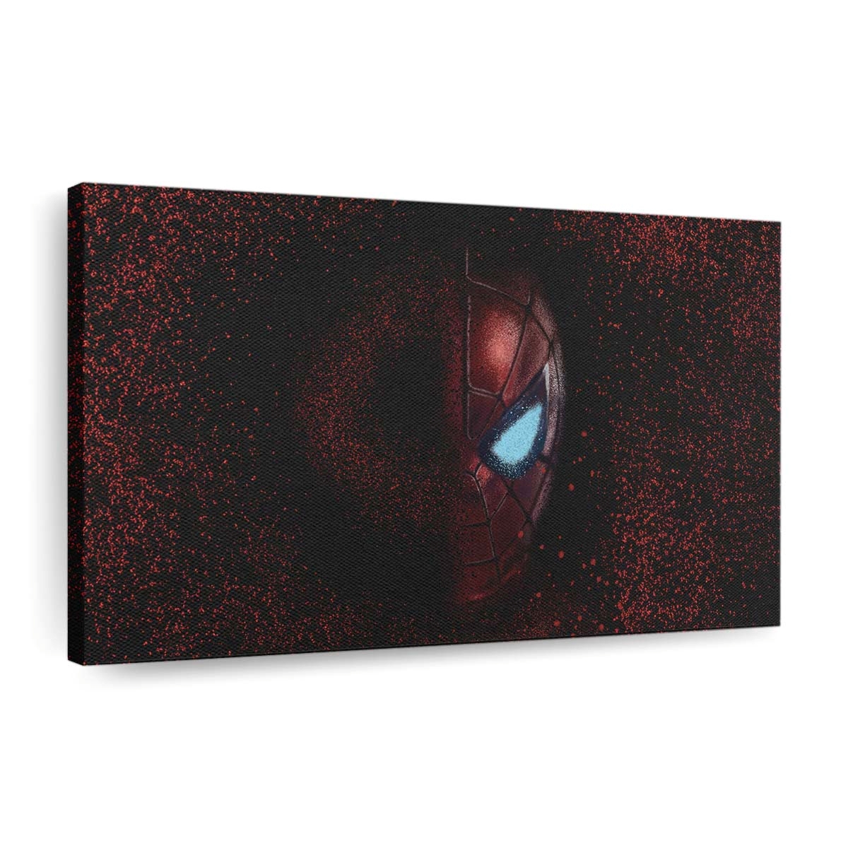 Spektakuläre Spider Man Maske Leinwandbild - Wanddeko