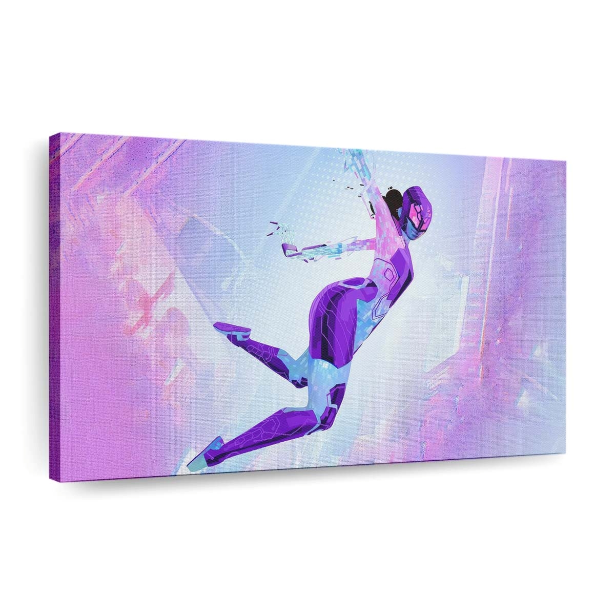 Spider Byte in Spider Man: Across the Spider Verse Leinwandbild - Wanddeko