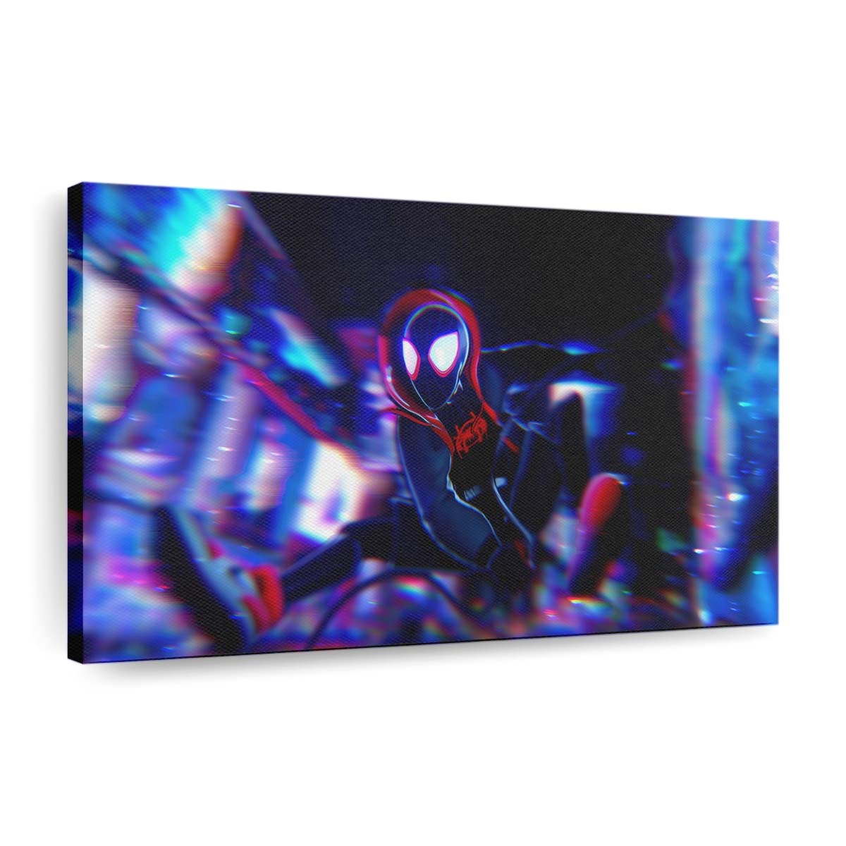 Spider in Multiverse Web Slinger Leinwandbild - Wanddeko