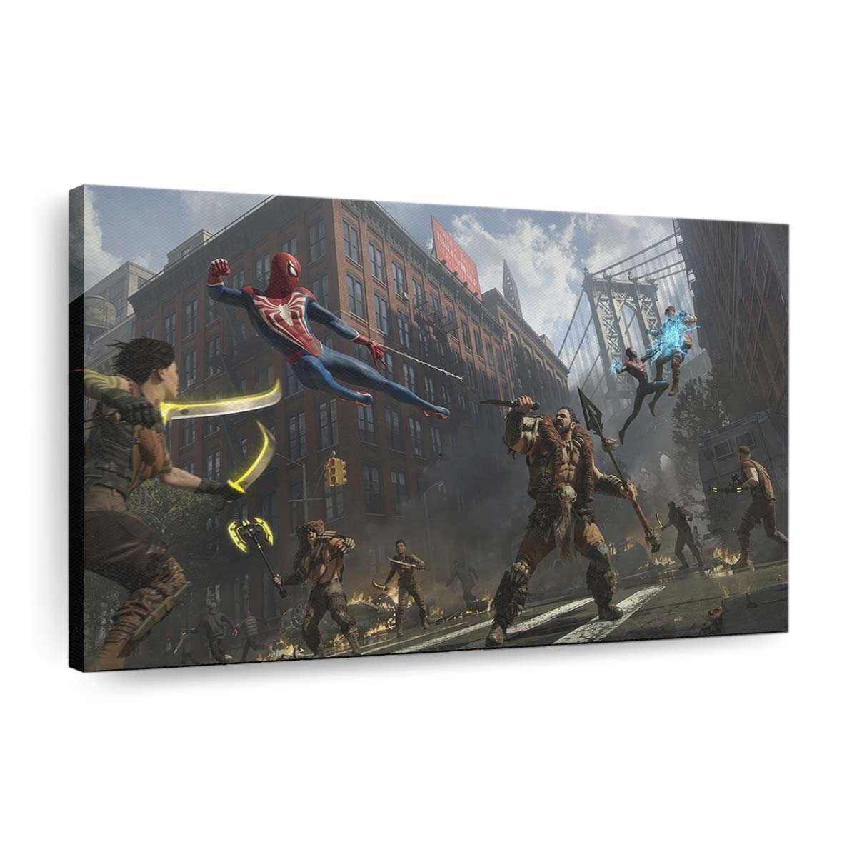 Spider Man 2 Gameplay Leinwandbild - Wanddeko