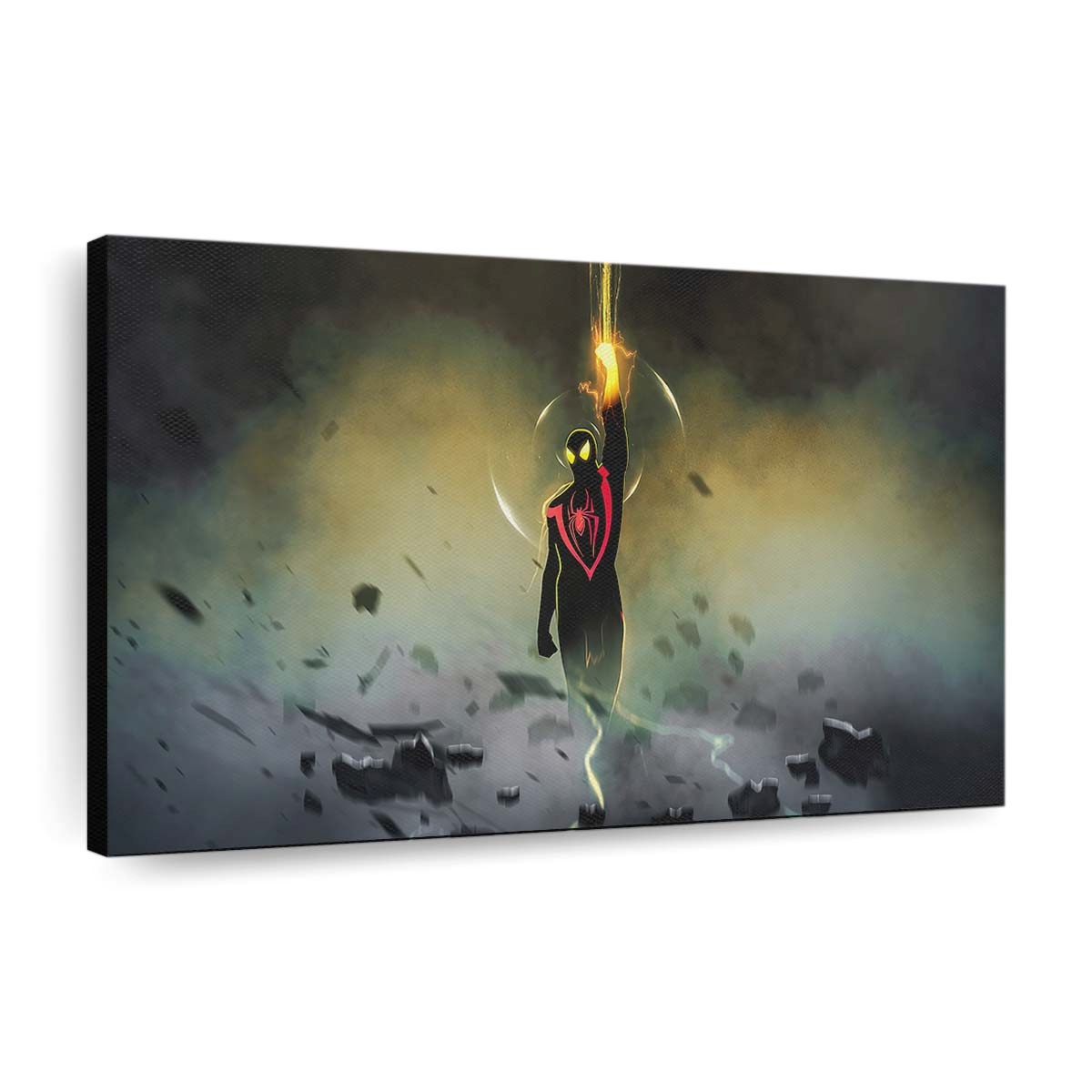 Spider Man 2020 Miles Leinwandbild - Wanddeko