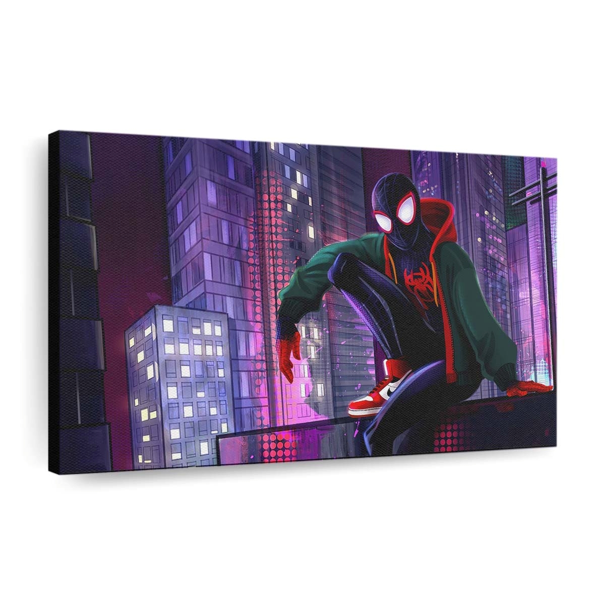 Spider Man Miles Leinwandbild - Wanddeko