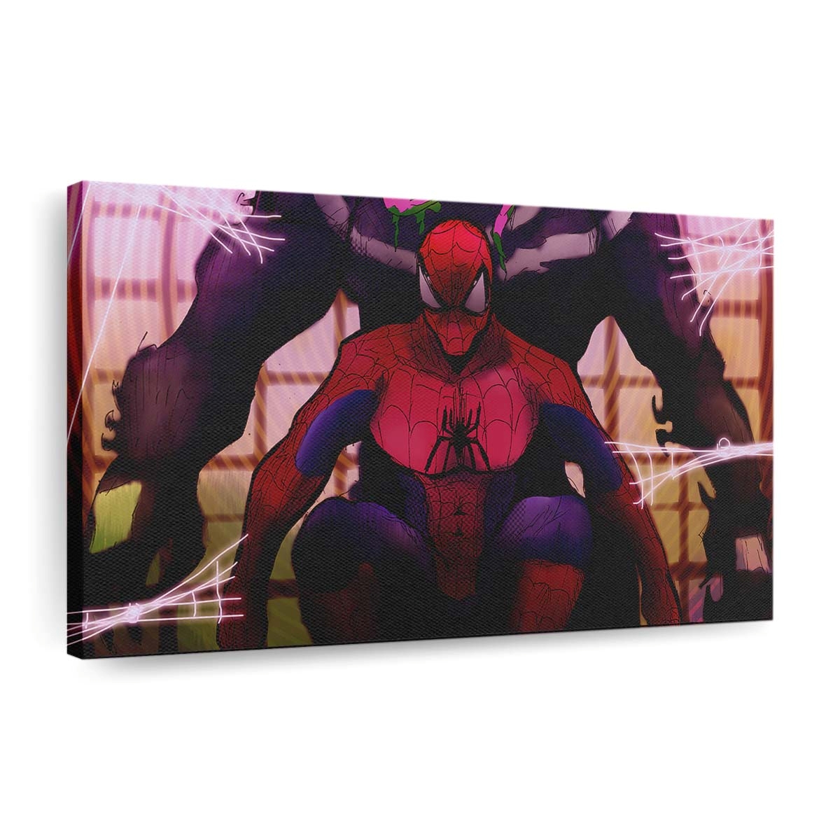 Spider Man Venom Leinwandbild - Wanddeko