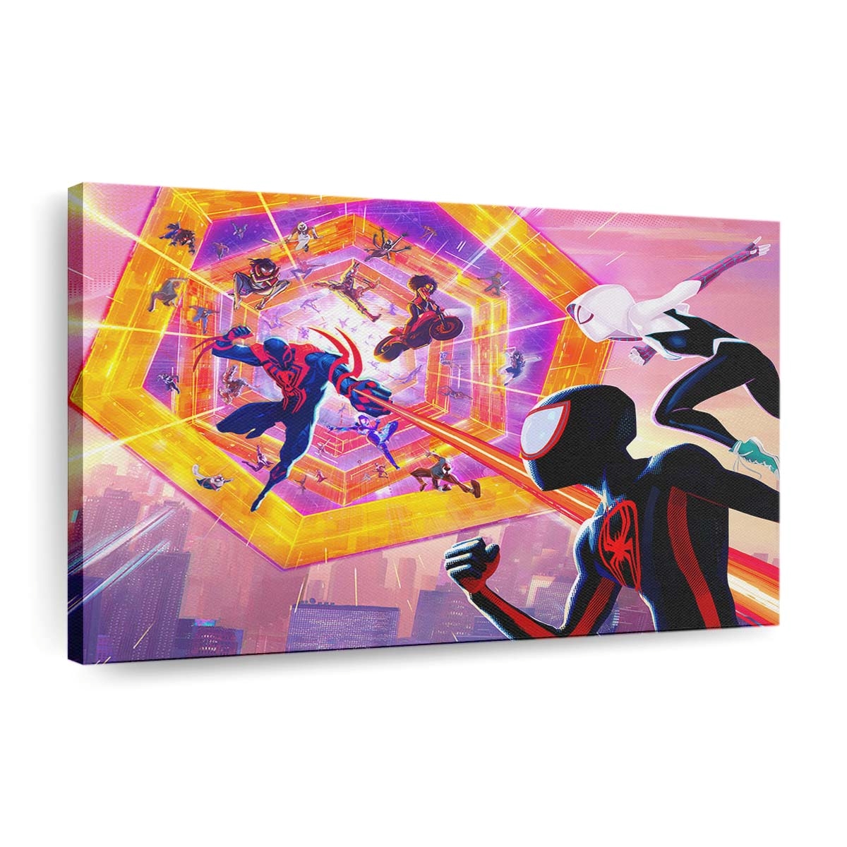 Spider Man: Across the Spider Verse Japan Poster Leinwandbild - Wanddeko