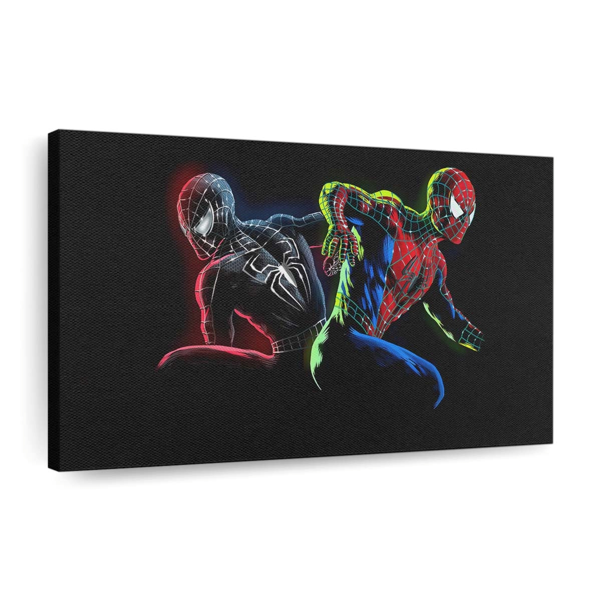 Spider Man und Peter Parker Leinwandbild - Wanddeko