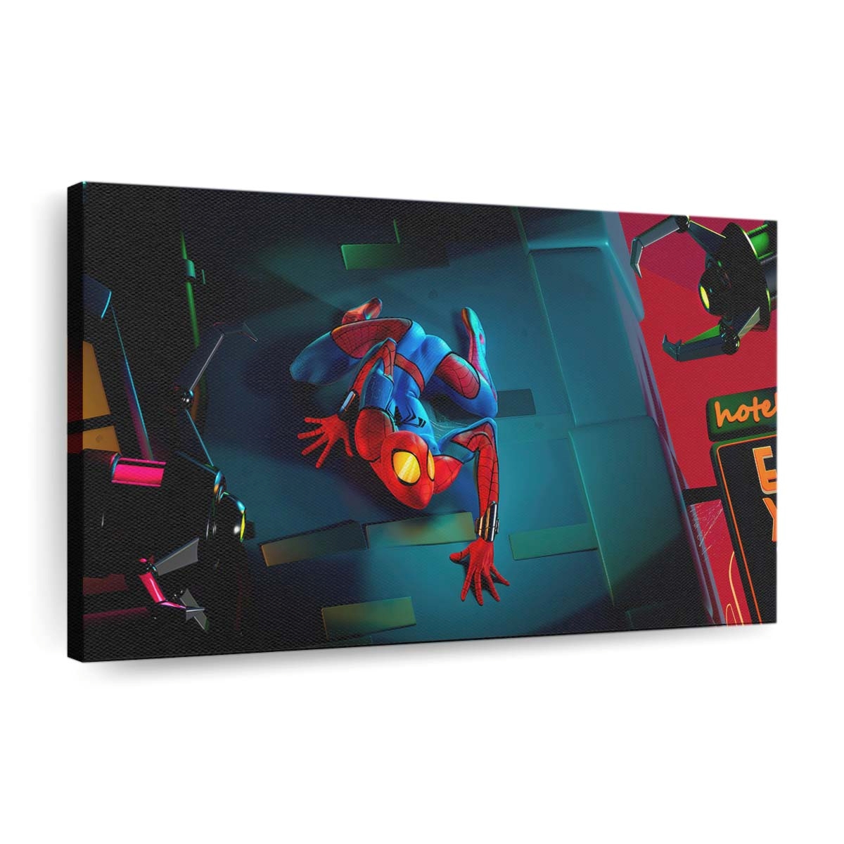 Spider Man: Animated Leinwandbild - Wanddeko