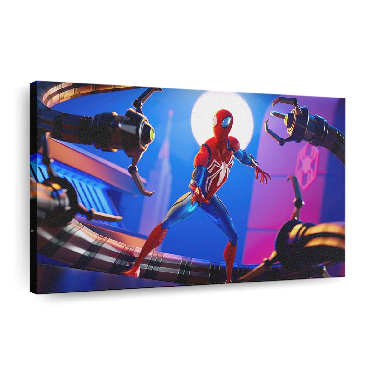 Spider Man Animated Leinwandbild - Wanddeko