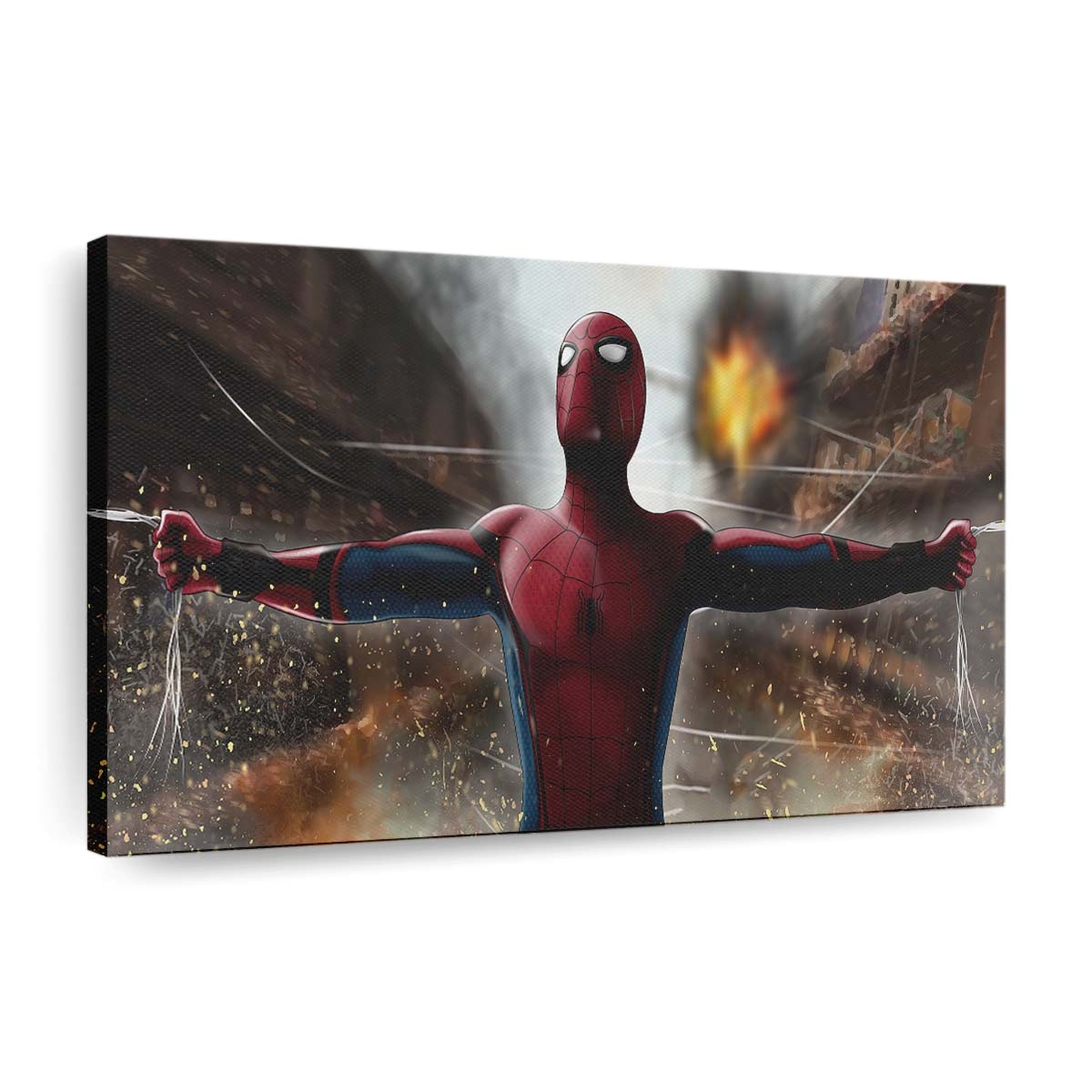 Spider Man Kunstwerk 2020 2 Leinwandbild - Wanddeko