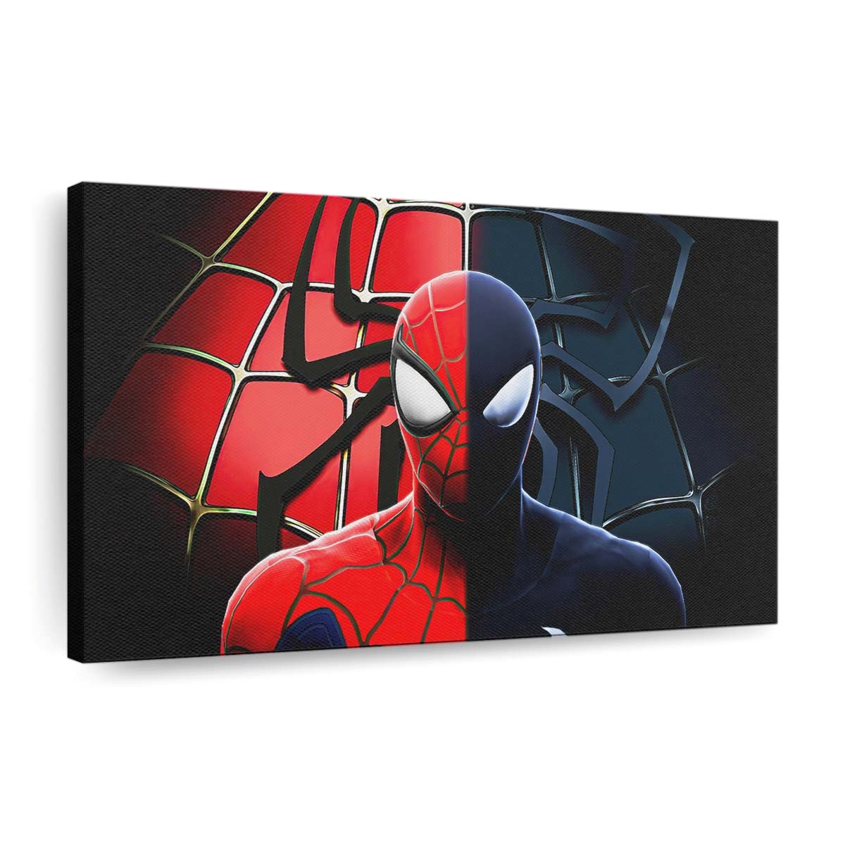 Spider Man Klassiker und Symbiote Leinwandbild - Wanddeko