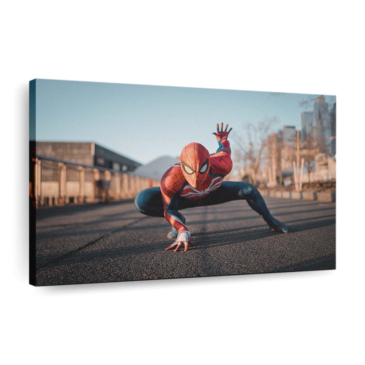 Spider Man Cosplay 3 Leinwandbild - Wanddeko