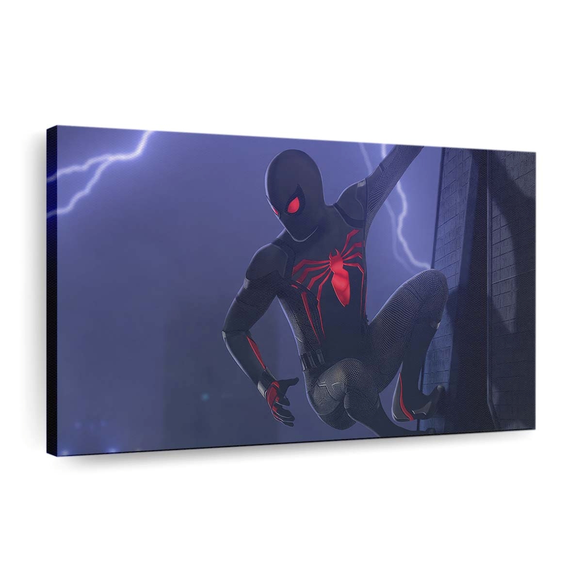 Spider Man Electrifying Web Of Adventure Leinwandbild - Wanddeko