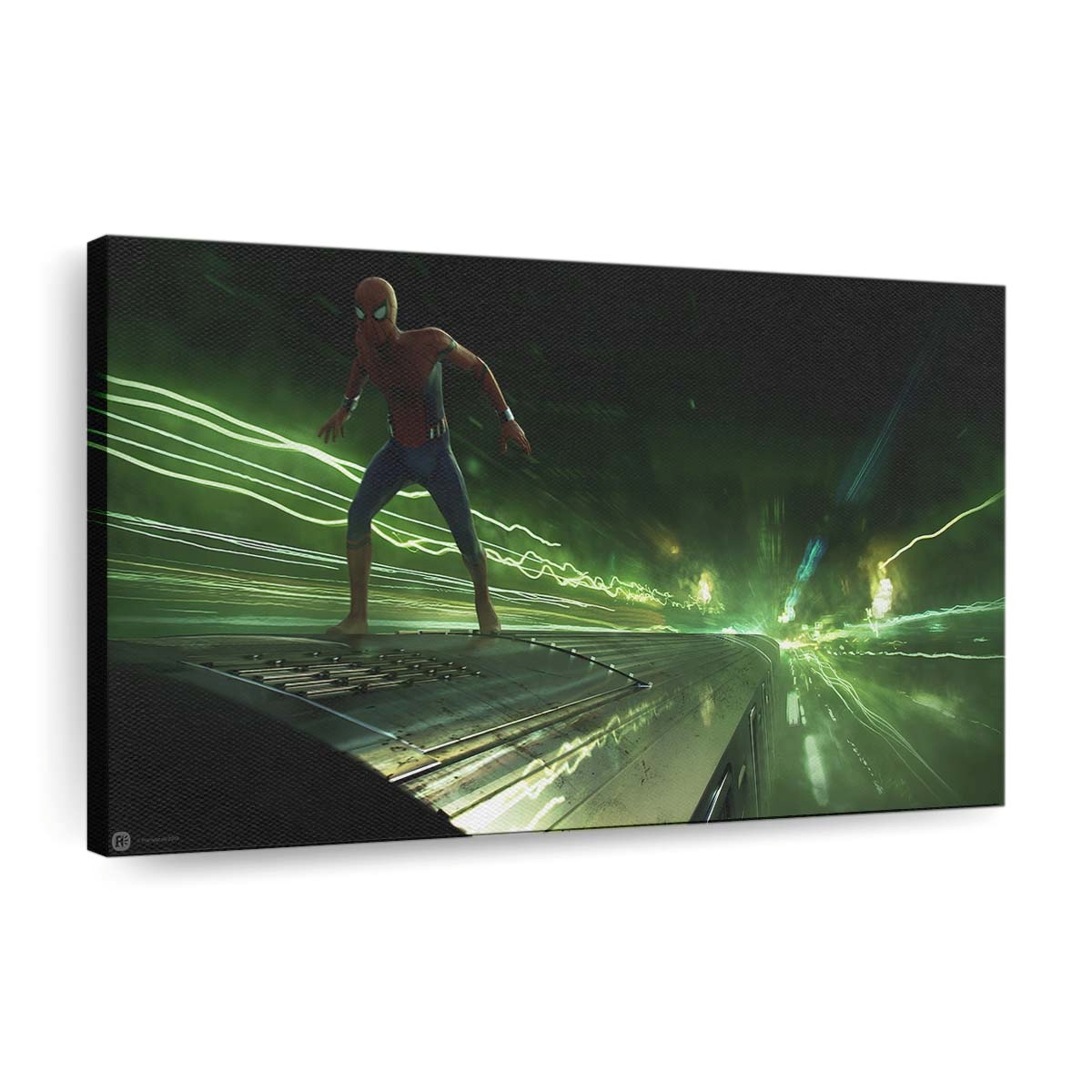 Spider Man: Far From Home Lichtgeschwindigkeitszug Leinwandbild - Wanddeko