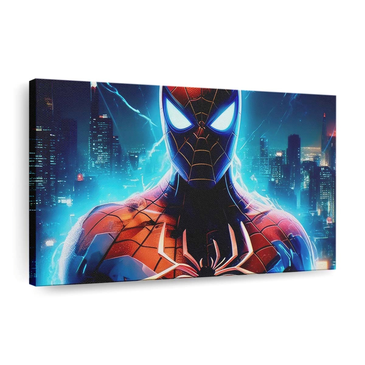 Spider Man leuchtend Leinwandbild - Wanddeko