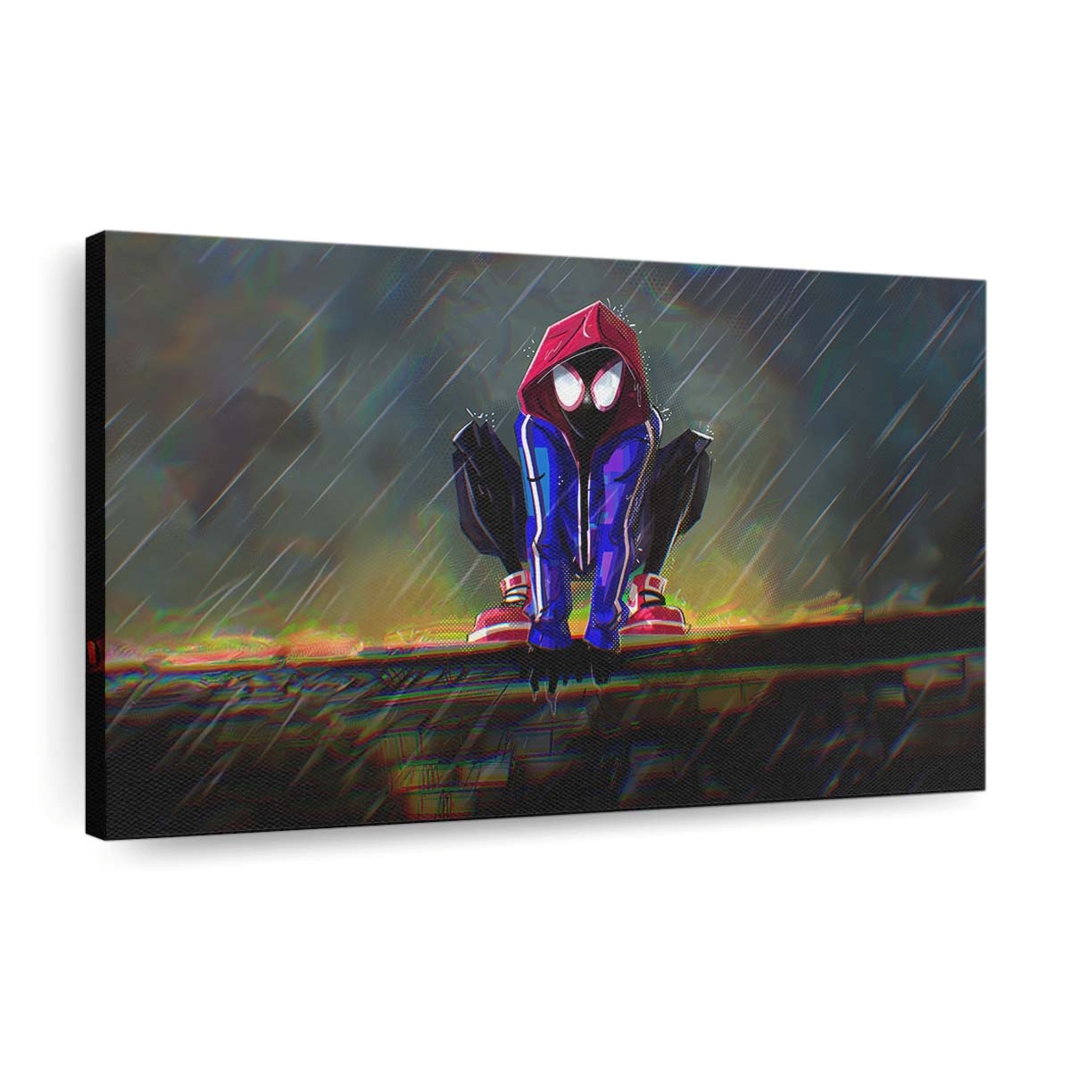 Spider Man Heldencharme Leinwandbild - Wanddeko