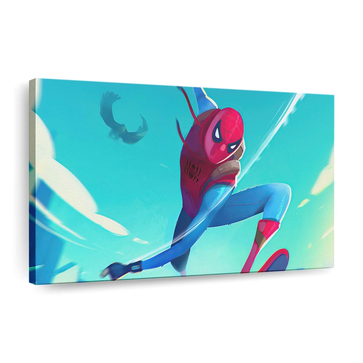 Spider Man Heimkehr Kunstwerk Leinwandbild - Wanddeko