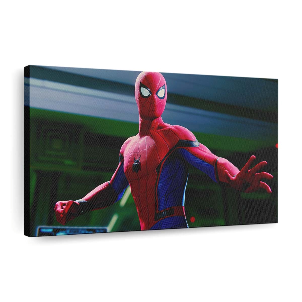 Spider Man Heimkehr Anzüge Leinwandbild - Wanddeko