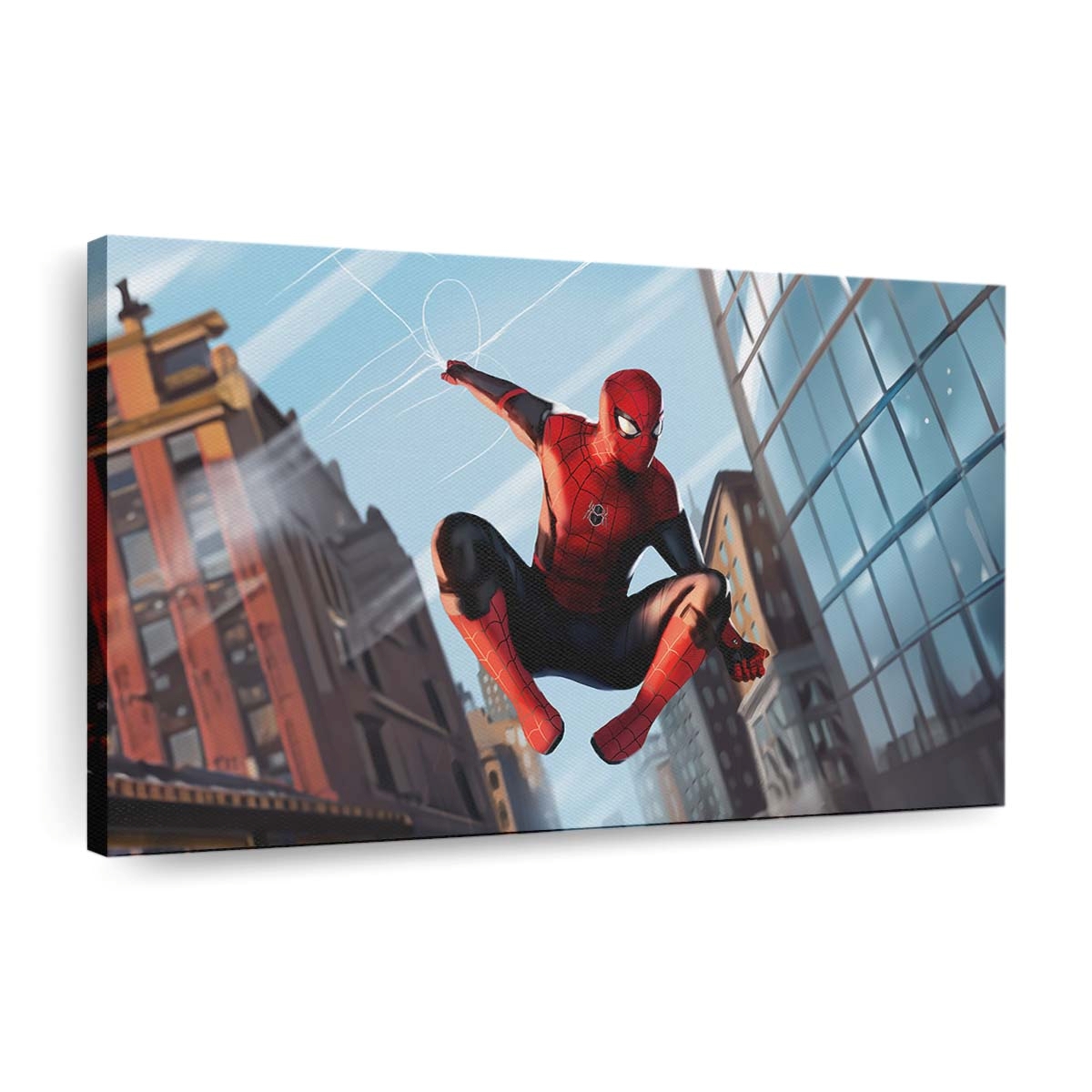 Spider Man in Queens Leinwandbild - Wanddeko