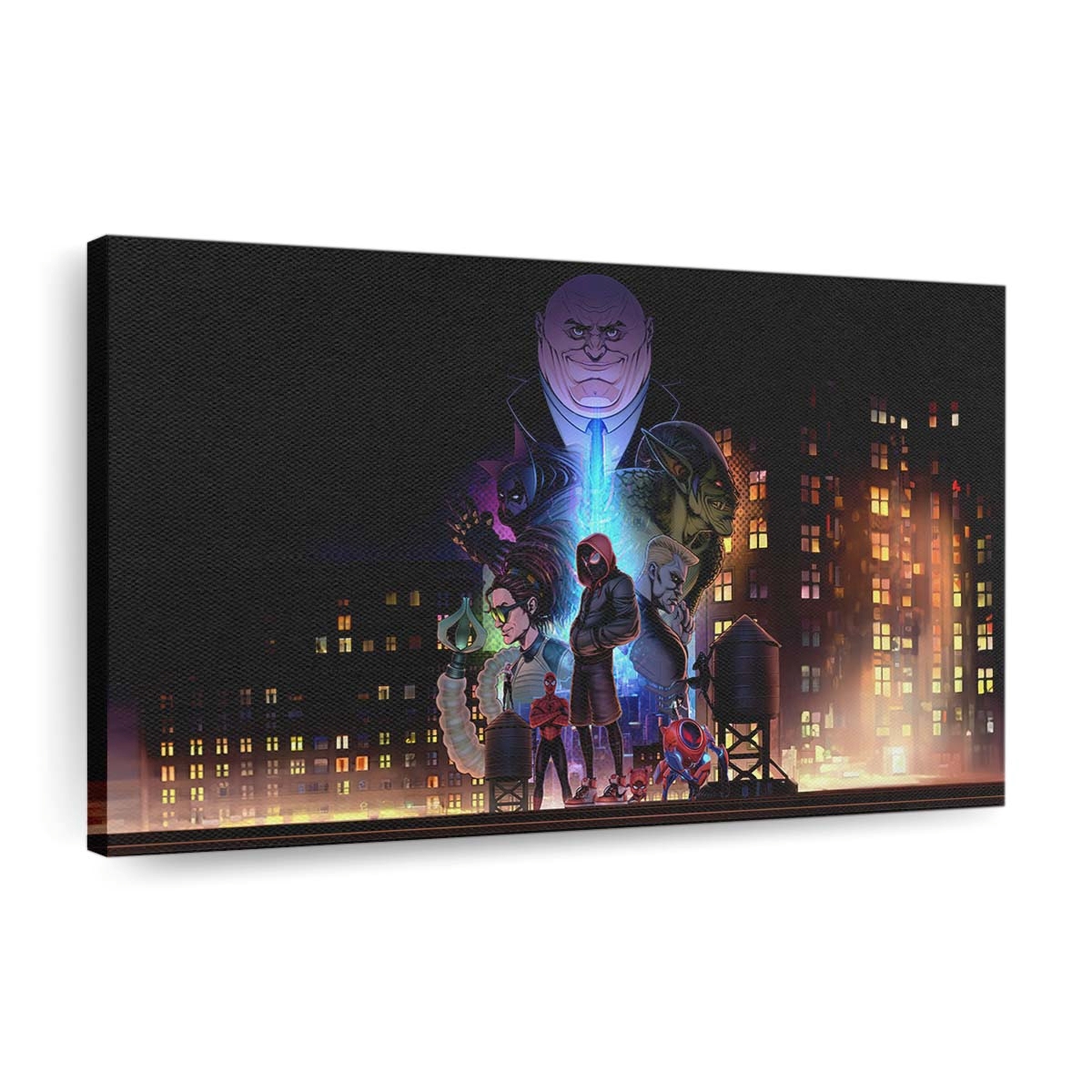 Spider Man Into The Spider Verse Dream Team Leinwandbild - Wanddeko