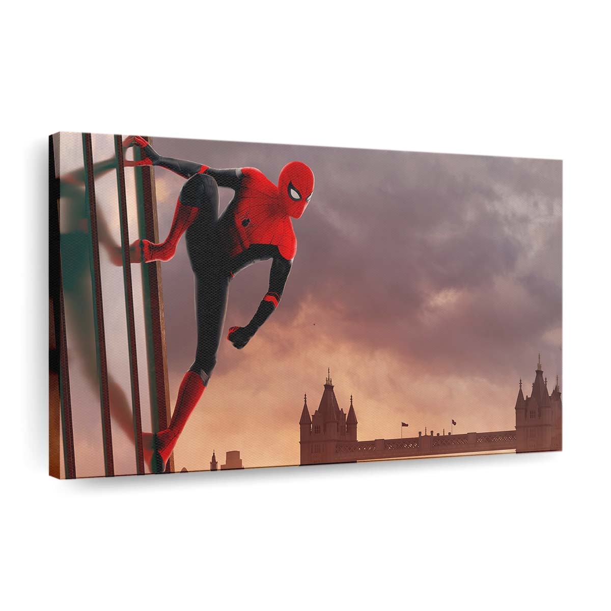 Spider Man London Leinwandbild - Wanddeko