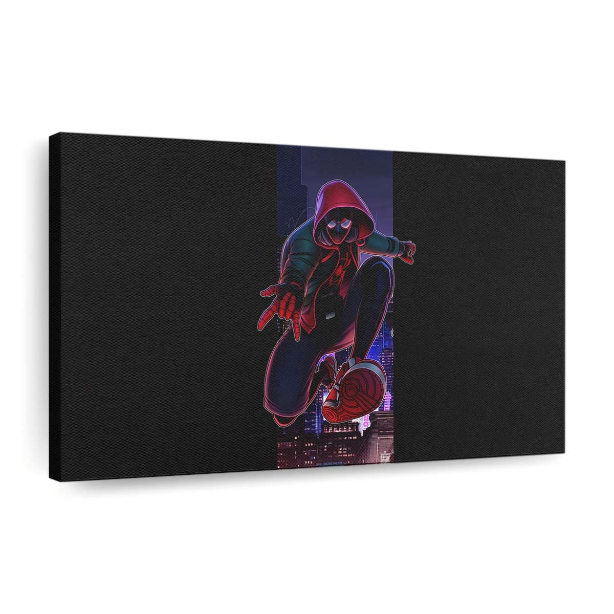 Spider Man Miles kommt 2 Leinwandbild - Wanddeko