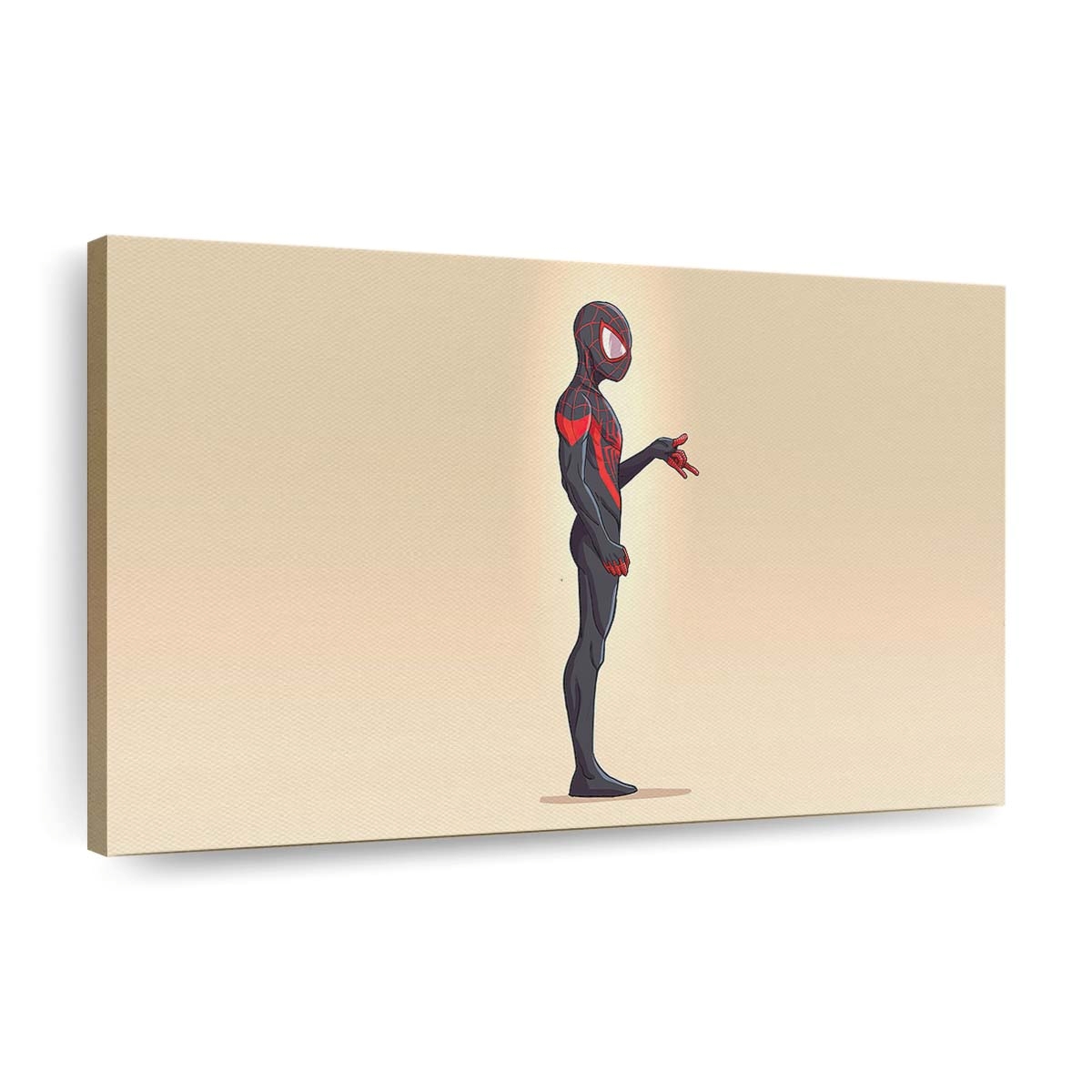 Spider Man Miles Minimalism Leinwandbild - Wanddeko
