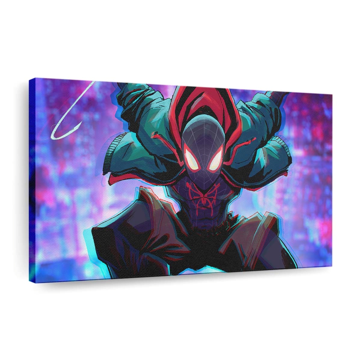 Spider Man Miles Morales Artwork 2 Leinwandbild - Wanddeko