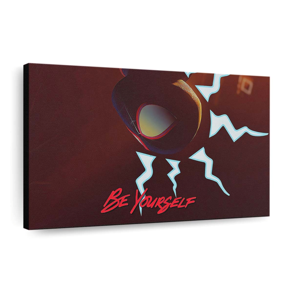 Spider Man Miles Morales Be Yourself Leinwandbild - Wanddeko