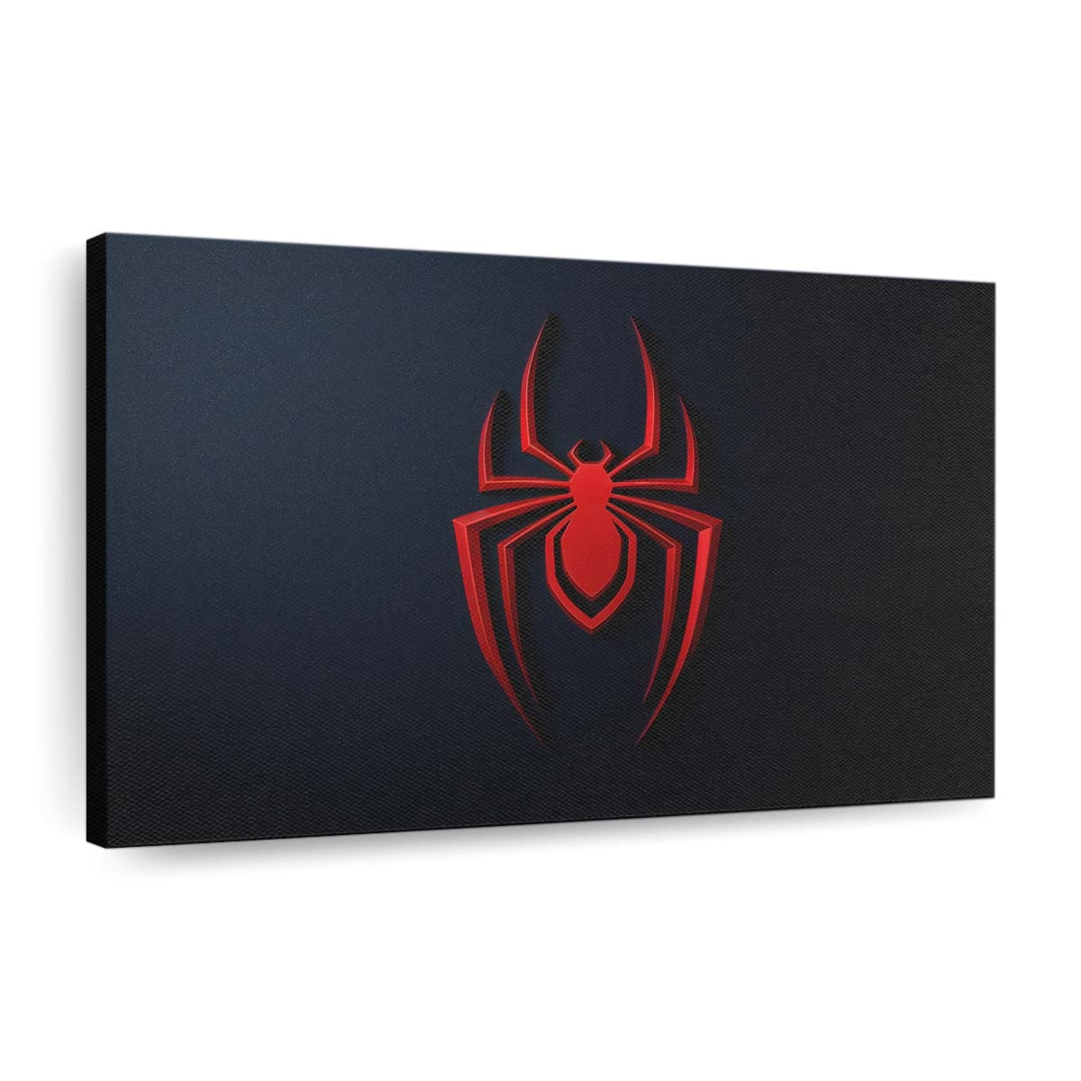 Spider Man Miles Morales Logo Leinwandbild - Wanddeko